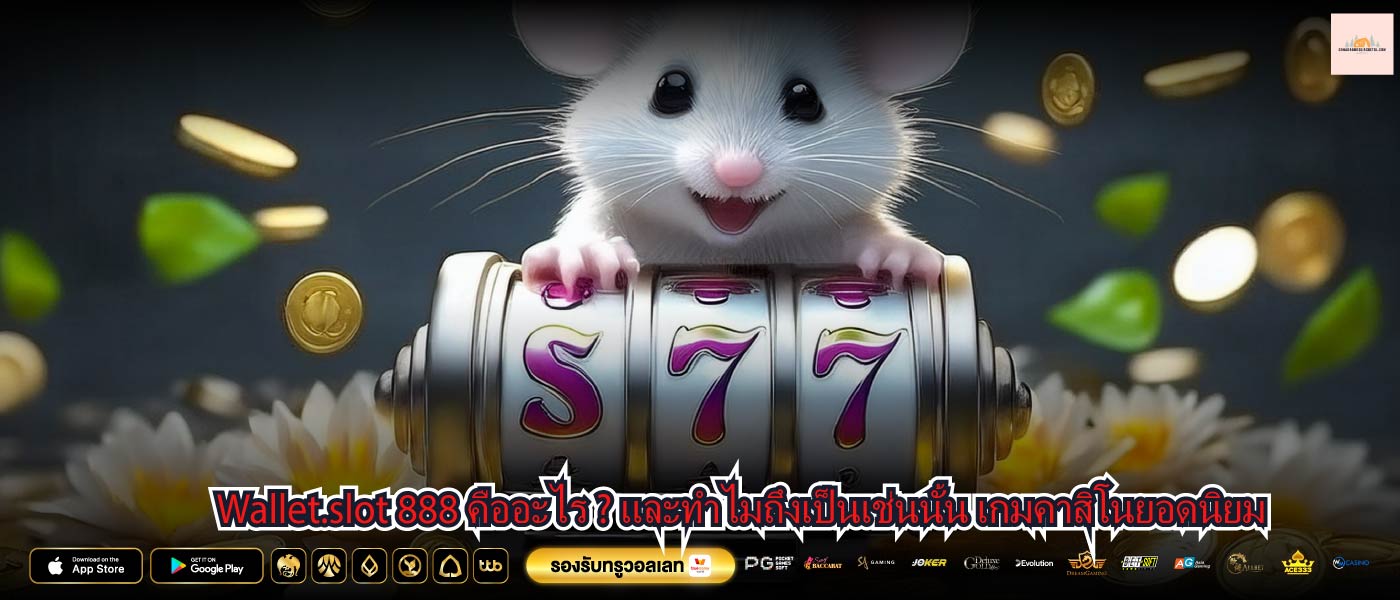 Wallet.slot 888 คืออะไร ? และทำไมถึงเป็นเช่นนั้น เกมคาสิโนยอดนิยม